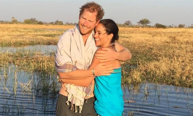 Видео: Меган Маркл се приклучи на виралниот тренд од 2016 година, објавува романтично видео со Хари