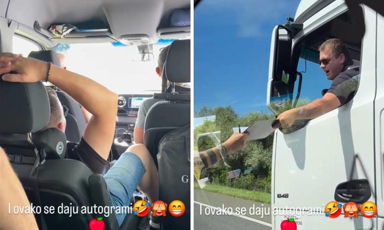Погледнете како членовите на Црвена Јабука потпишаа автограм за фан (ВИДЕО)