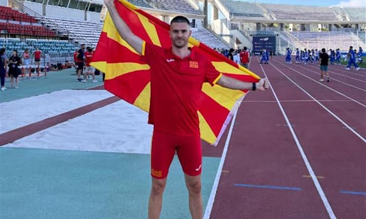 Нов национален рекорд за атлетичарот Јован Стојоски на Балканското првенство во Грција (ВИДЕО)
