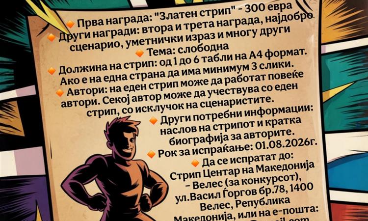 „Светот црта – Велес изложува“: Рекорден број на дела на Меѓународниот стрип конкурс