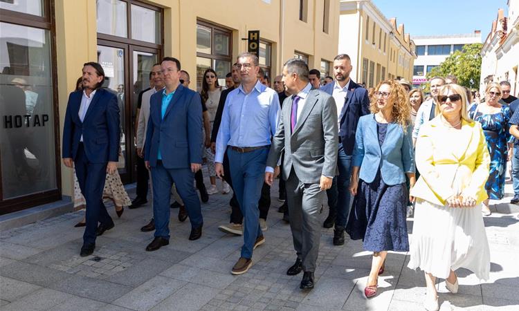 Мицкоски: Целосно е реконструирана старата чаршија во Гевгелија, продолжуваме со работа