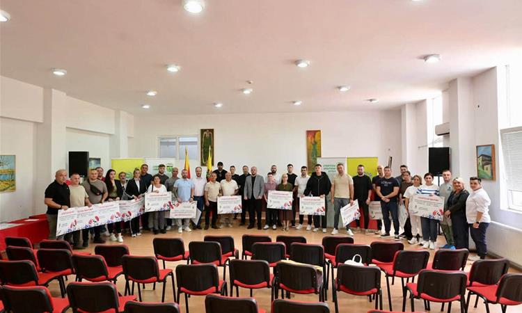 Општина Бутел: Финансиска поддршка во износ од 4 милиони денари за спортските клубови