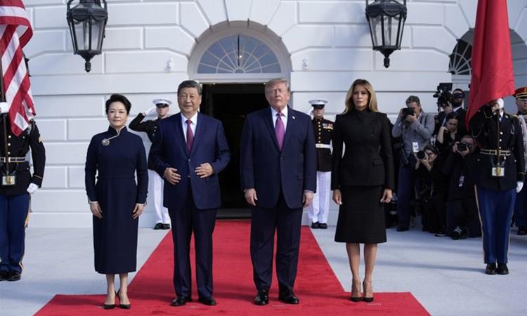 Трамп го пречека Си Џинпинг во Белата куќа (ВИДЕО)