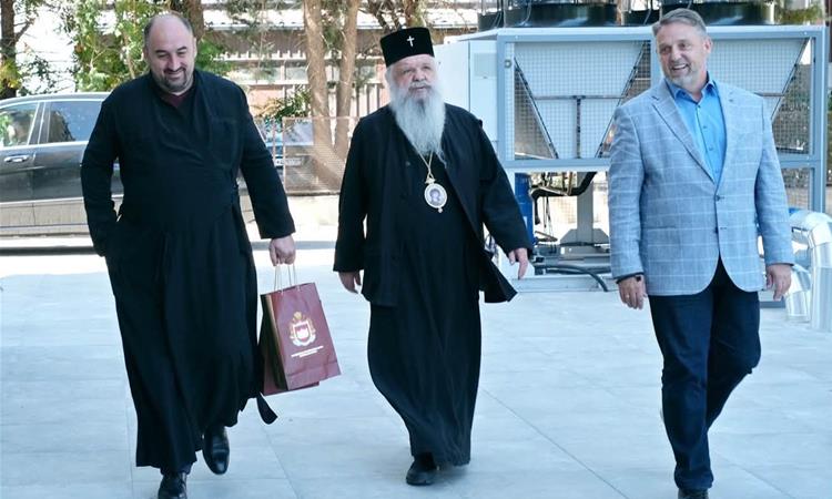 Неговото блаженство Господин Господин Стефан во посета на Општина Карпош