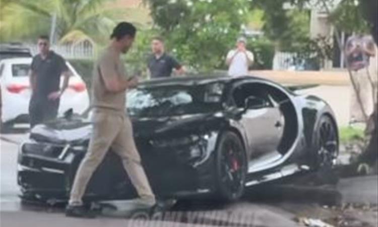 „Bugatti“ се излизга на влажен коловоз: Јутјубер нуди да го купи уништениот автомобил (ВИДЕО)