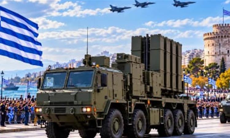 Грција на парадата во Солун го покажа најновото оружје- посебно внимание привлече „Ахиловиот штит“ 