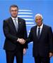 Претседателот на Советот на ЕУ Антонио Кошта во Скопје на средба со премиерот Мицкоски