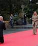 Видео: Рама ја дочека на колена италијанската премиерка Џорџа Мелони
