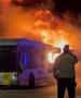 Во Бриж се запали автобус со навивачи на „Барселона“, нема жртви (ВИДЕО)