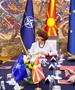 Средба на Сиљановска-Давкова со генерал Алексус Грегори Гринкевич, врховен сојузнички командант за Европа