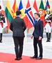 Макрон ги пречекува европските лидери, меѓу кои и првиот заменик-претседател на Владата Беким Сали