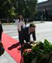 Делегација на СДСМ предводена од потпретседателот Трајановски оддаде почит во Скопје