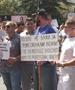 Превозниците одржаа протест пред седиштето на делегацијата на ЕУ во Скопје
