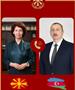 Сиљановска-Давкова оствари телефонски разговор со претседателот на Република Азербејџан, Илхам Алиев