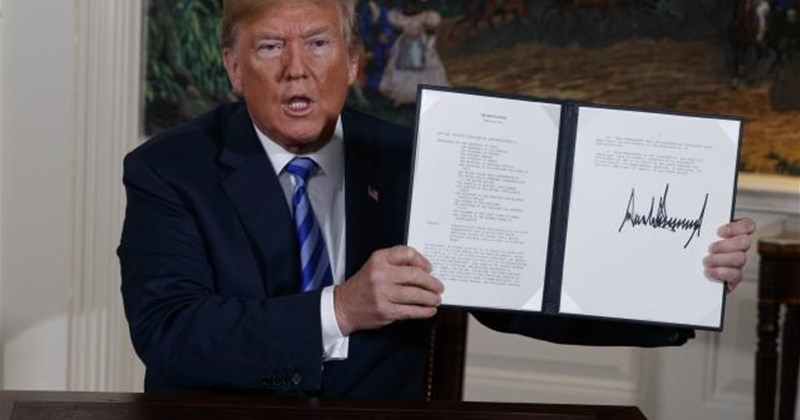 Трамп: Се повекуваме од договорот, ги враќаме санкциите кон Иран
