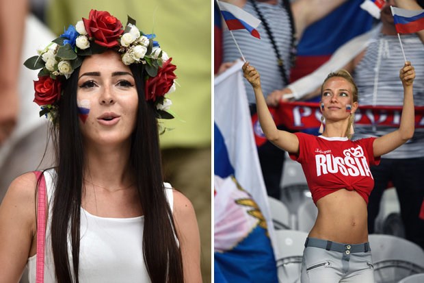 Силна поддршка и од трибините – убавите сопруги на руските фудбалери