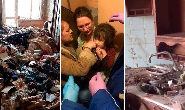 Петгодишно девојче од Русија живеело само во стан на ужасот (ВИДЕО) 