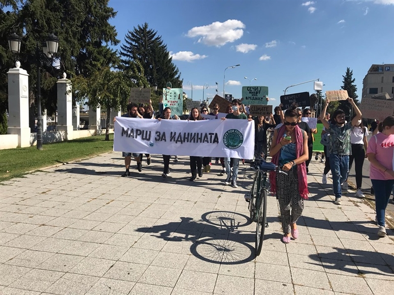 Во Скопје се одржа Марш за иднината за климатските промени