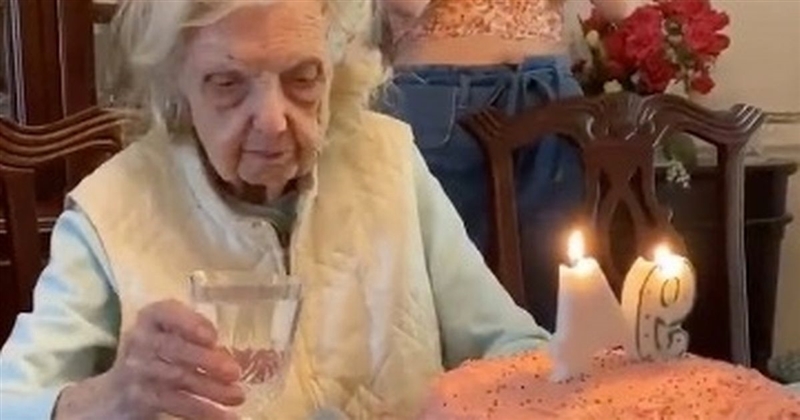94- годишна бабичка насмеа милиони со нејзината роденденска желба (ВИДЕО)