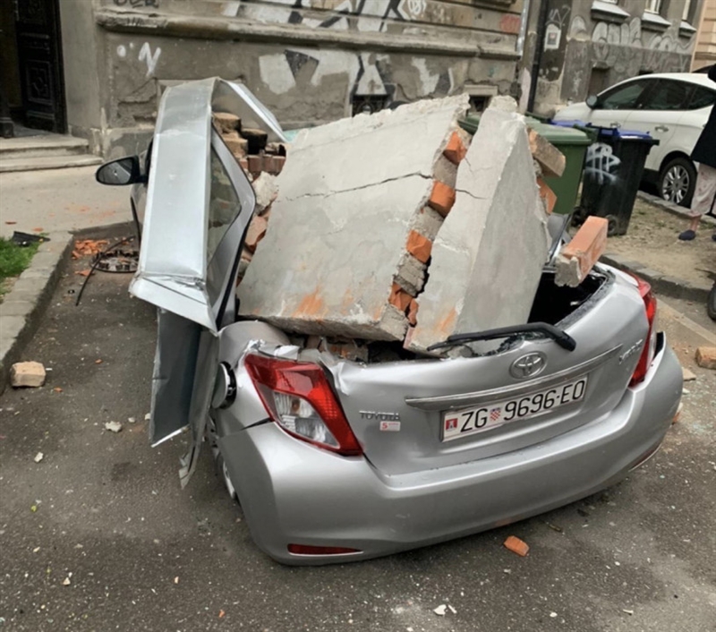 Силен земјотрес го погоди Загреб,има тешко повредени
