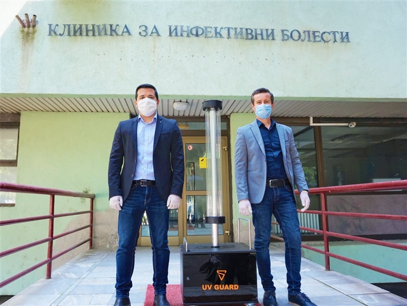 МЗ: Клиниката за инфективни болести доби „УВ Гард“  за дезинфекција од вируси и бактерии