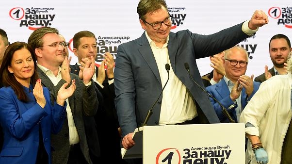 Партијата на Вучиќ  победи на изборите во Србија
