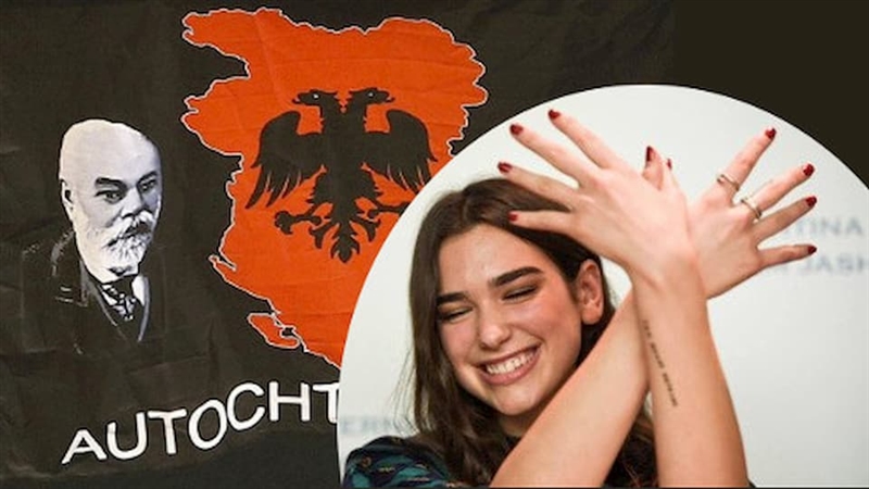 Дуа Липа пропагира голема Албанија