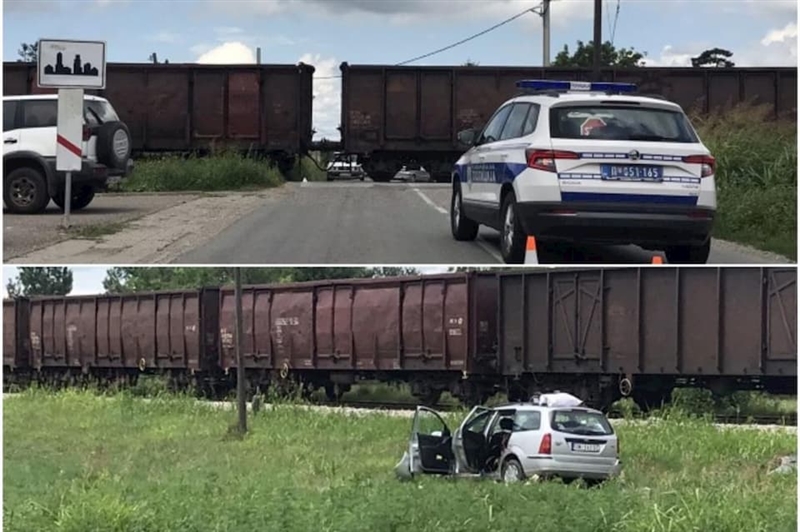 Се судрија воз и автомобил во Шабац, има и загинати