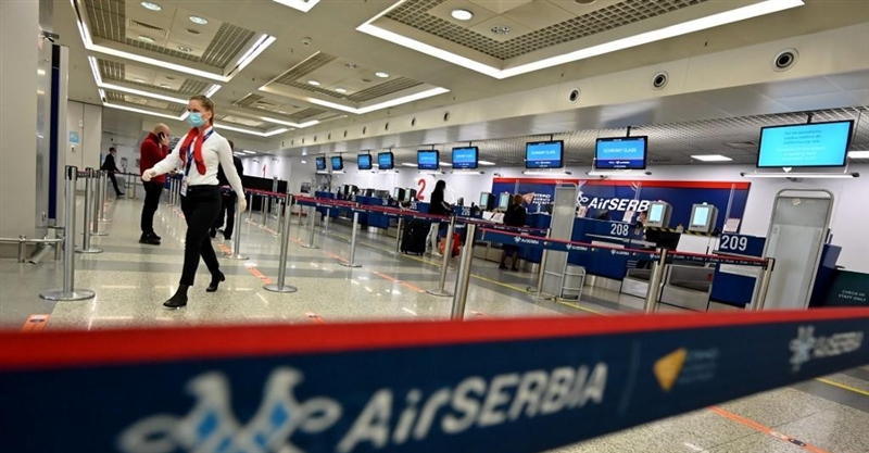 Драма со среќен крај на белградскиот аеродром : Се породила жена од Тунис
