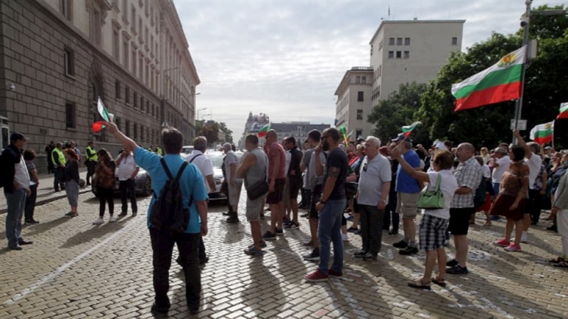 Бугарските граѓани се собраа синоќа на уште еден антивладин протест