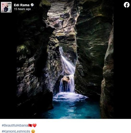 Од Кабинетот на Рама велат дека фотографијата по грешка била означена како да е од Албанија