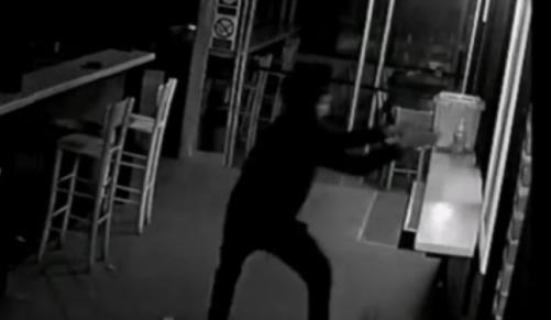 Снимка од срамната кражба на кутијата со пари за помош на малата Аника