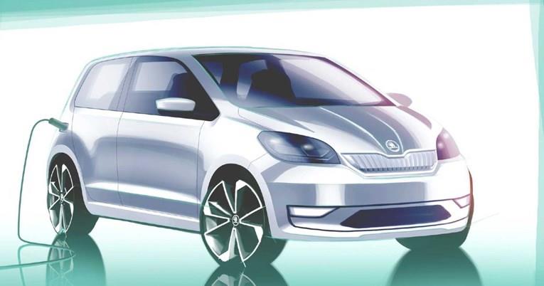 Доаѓа Volkswagen ID.1 , со знак на Шкода 