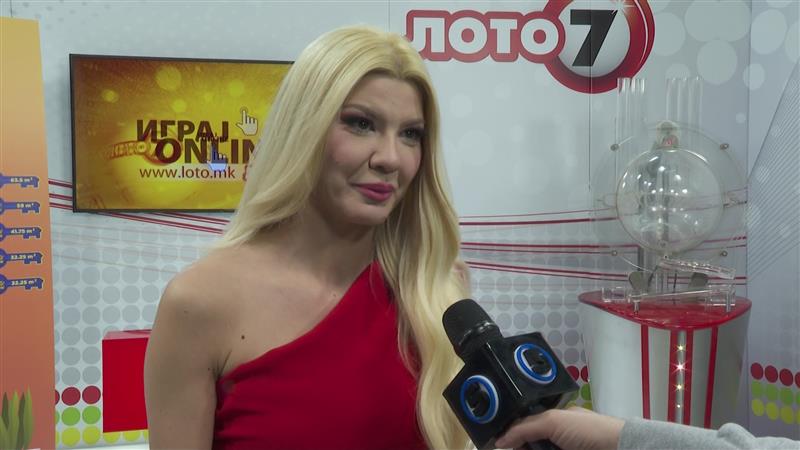 Маријана, ,,лото девојката”  со желби за Новата година 
