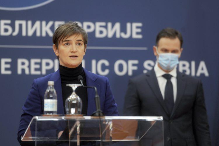Брнабиќ: Се чека одобрение од Фајзер за донација на вакцините за Македонија