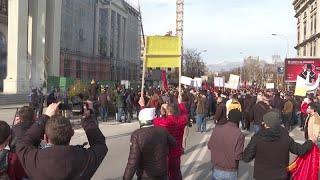 Изменет сообраќаен режим во Скопје поради протест