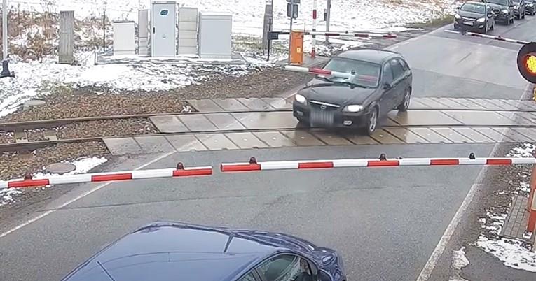 Бегал од полицијата, па за малку ќе загинел (ВИДЕО)
