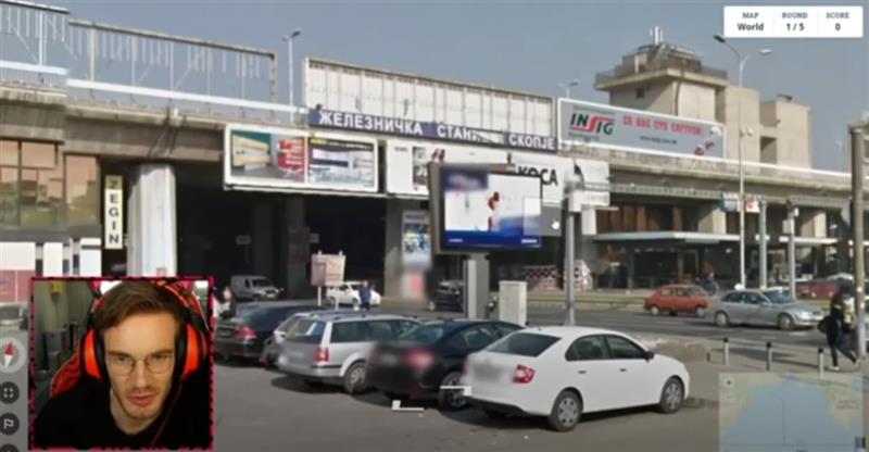 Видео: Познатиот јутјубер го посети Скопје преку играта „GeoGuessr“
