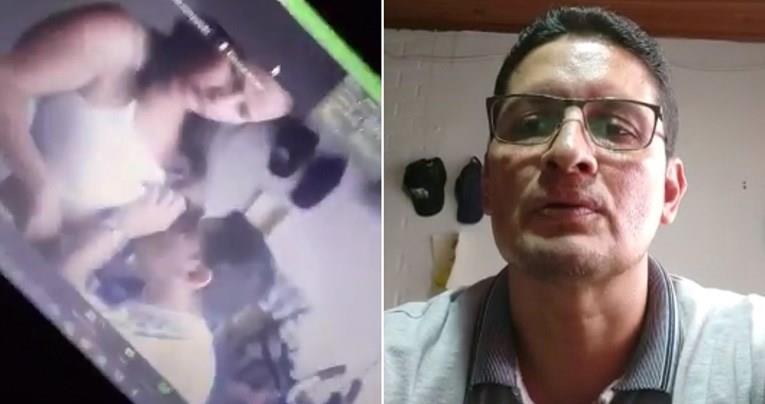 Наставник во католичко училиште е фатен во незгодна поза за време на онлајн час (ВИДЕО)