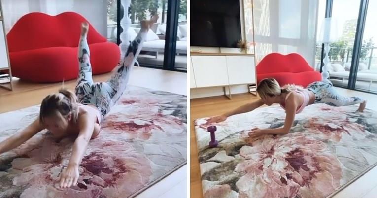 Дилета објави снимка додека вежба во нејзниот стан, милиони воодушевени (ВИДЕО)