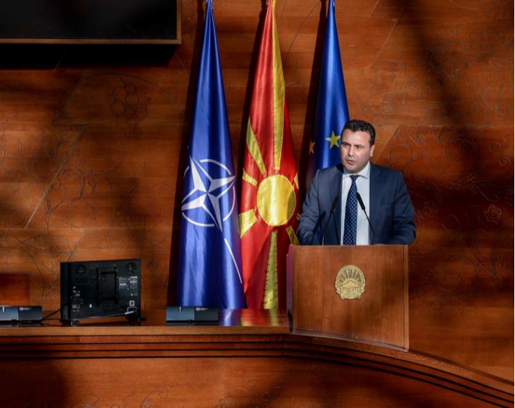 Премиерот Заев на седницата за пратенички прашања