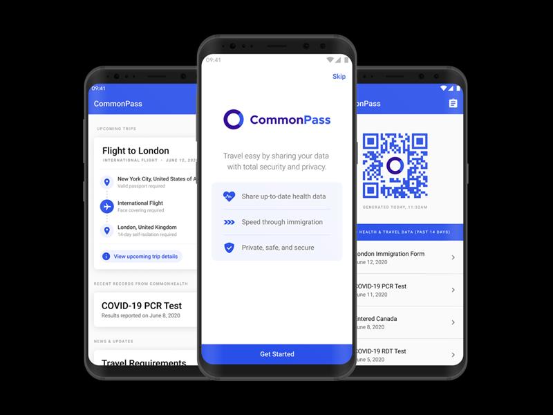 Со апликацијата CommonPass поедноставување на начинот на патување