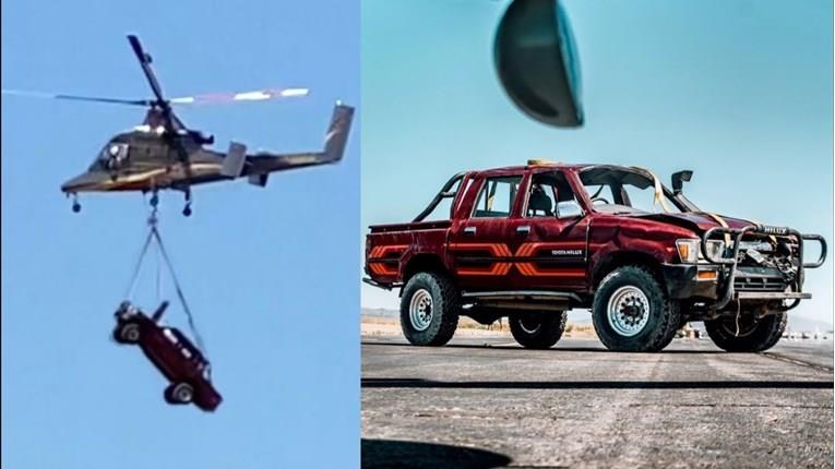 Може ли Toyota Hilux да преживее пад од 3.000 метри височина ? (ВИДЕО)