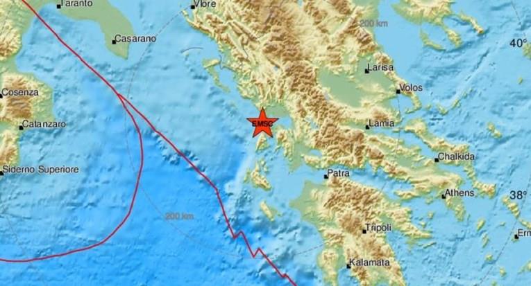 Земјотрес ги стресе грчките летувалишта на Јонското Море 