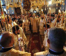 Вечерна, утрена и Света архијерејска Литургија во Бигорскиот скит, посветен на солунските браќа