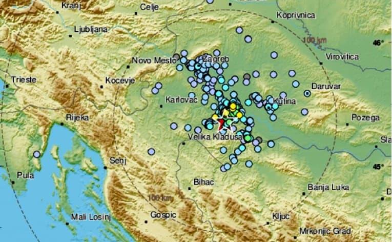 Земјотрес со јачина од 3.5 степени во Петриња