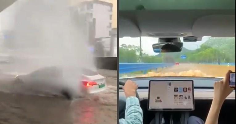 Видео: Со Тесла Модел 3 низ кинеските поплави