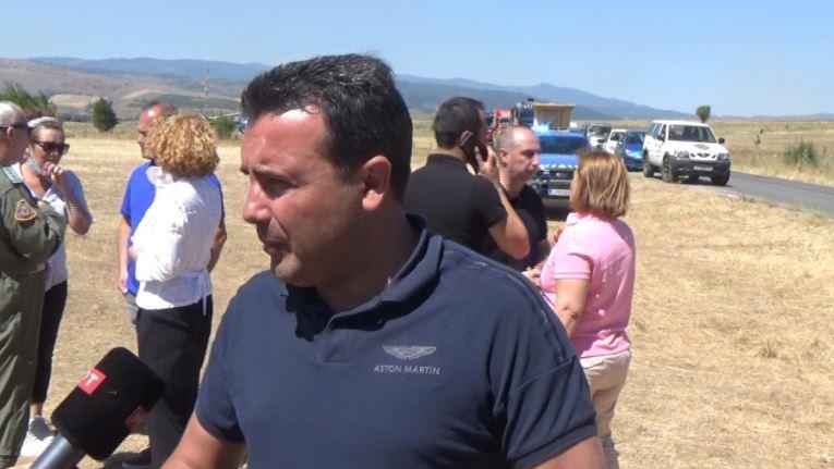 Заев: Се преземаат дејствија да се локализира и пожарот меѓу Берово, Пехчево и Делчево