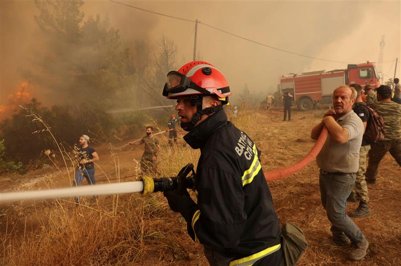 Нов пожар избувна на грчкиот остров Евија