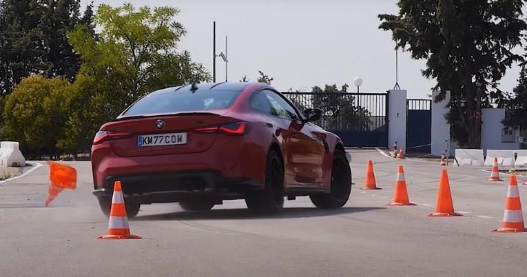 Спортскиот BMW M4 Competition лошо помина на тестот за избегнување препреки (ВИДЕО)